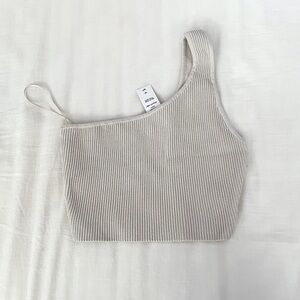 Babaton Knit cropped tank top